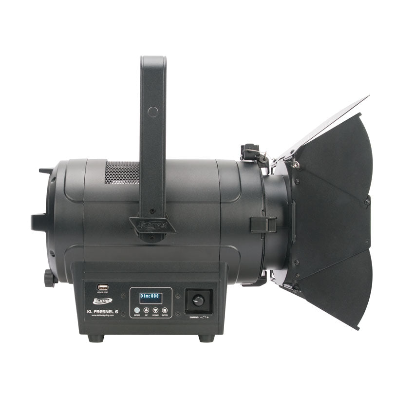 Elation KL Fresnel 6 - 150W LED Fresnel fixture, side