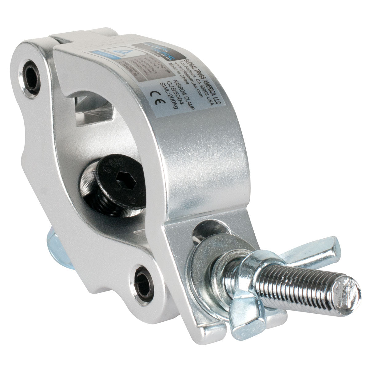 Elation Narrow Clamp - Aluminum Pro Clamp with 2-inch Wrap-around, closed