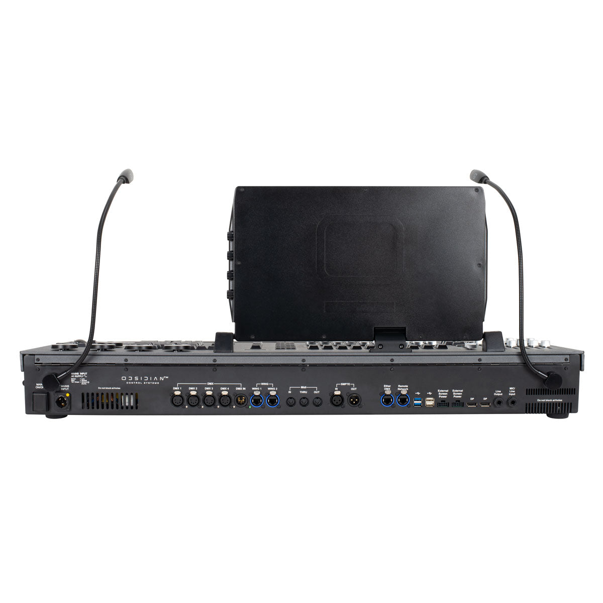 Elation Obsidian NX4 - 64 Universe, 44 Playbacks, ONYX Lighting Console, rear