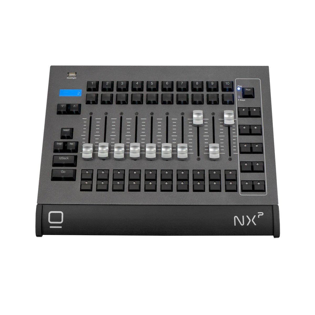 Elation Obsidian NXP - Motorized Fader Playback Wing for ONYX and NX1, top