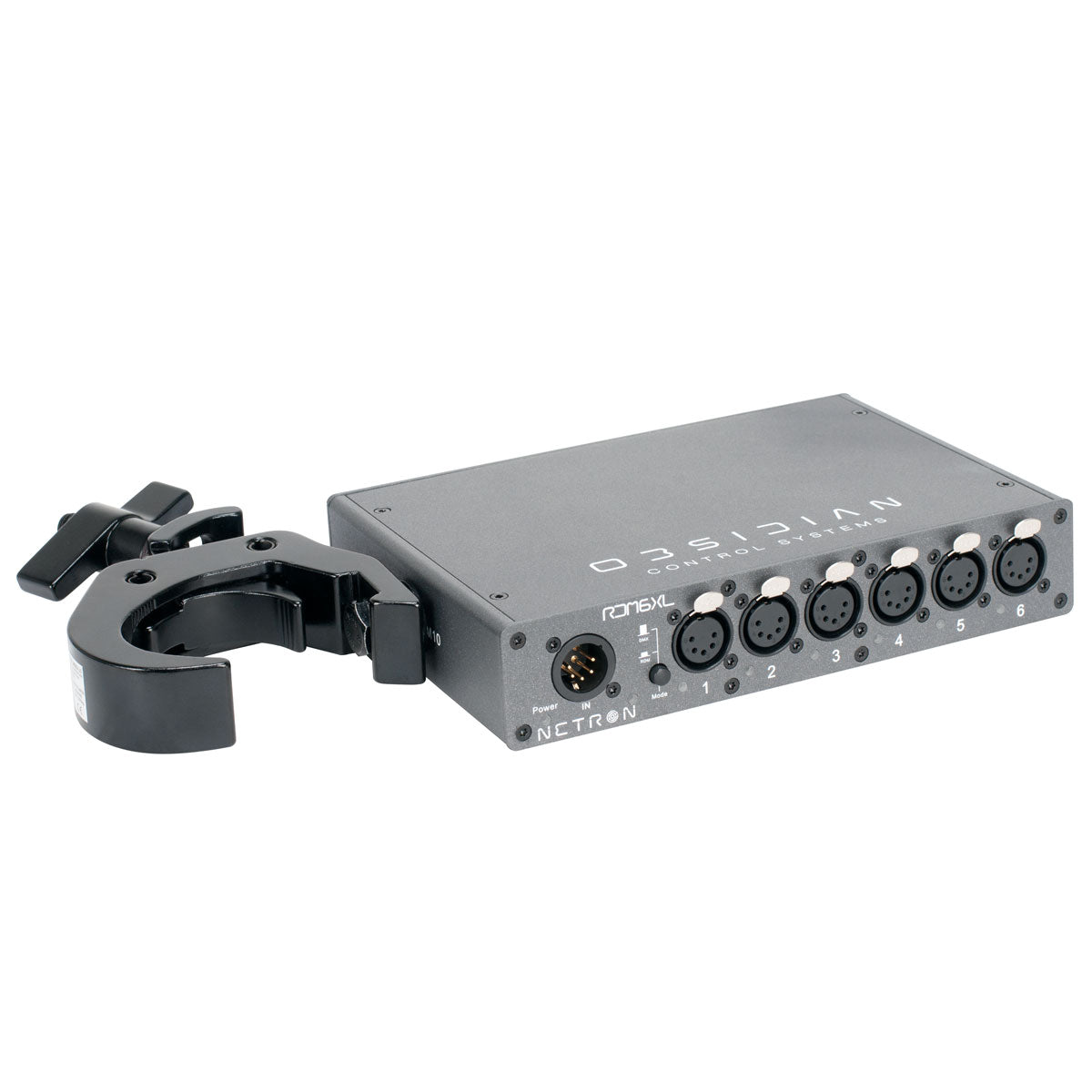 Elation RDM 6XL - 6 x 5-pin XLR DMX RDM Splitter, clamp mount (not included)