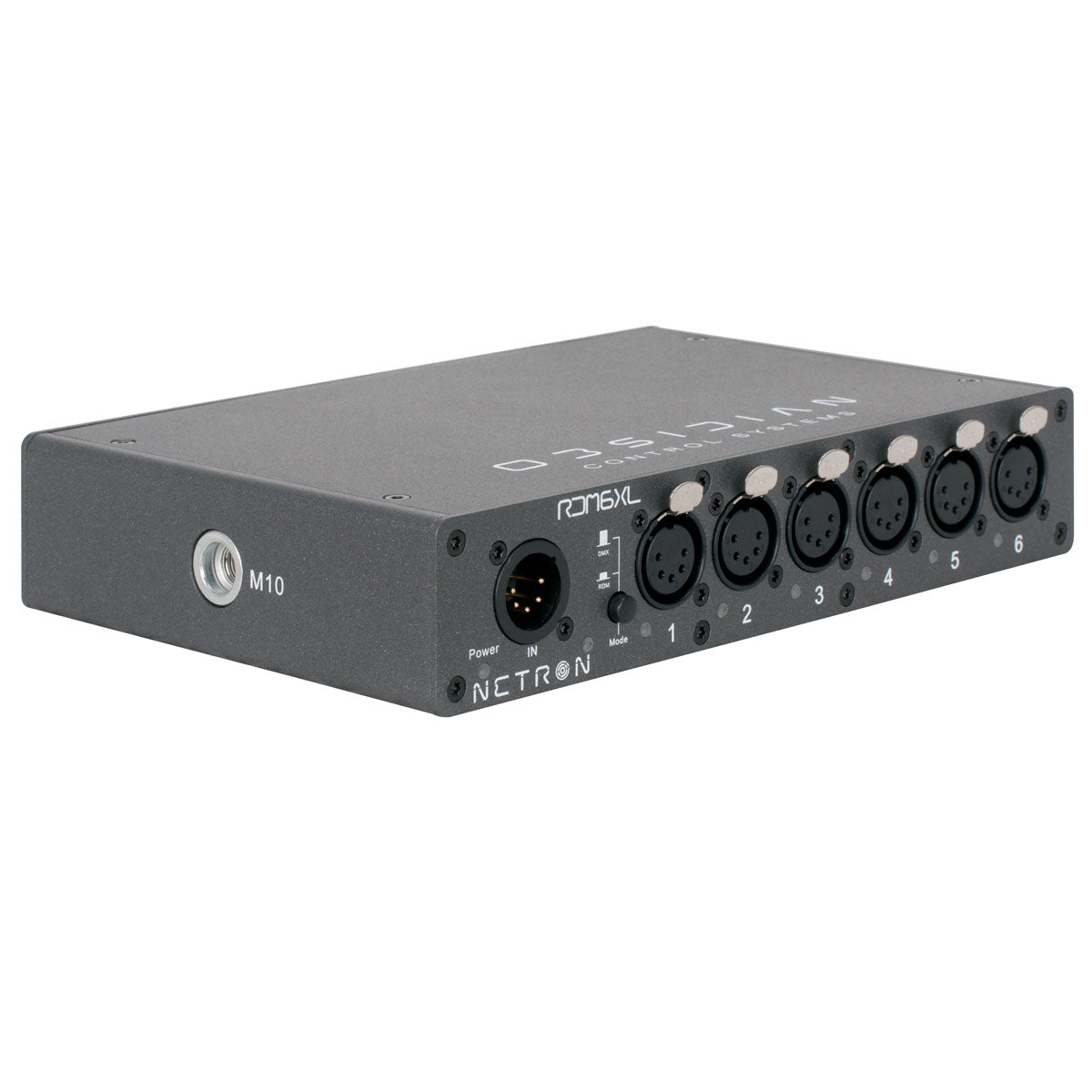 Elation RDM 6XL - 6 x 5-pin XLR DMX RDM Splitter, left side