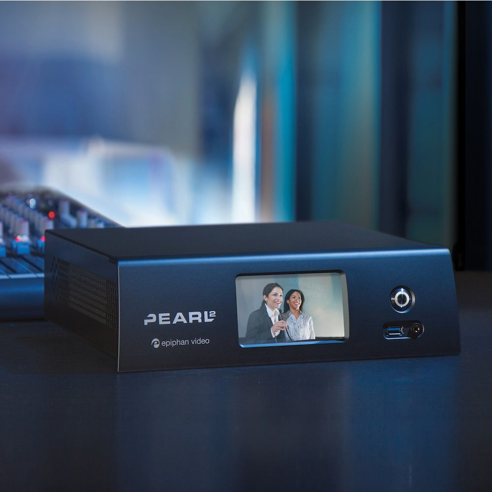 Epiphan Pearl-2 All-In-One Live Video Production System, in studio