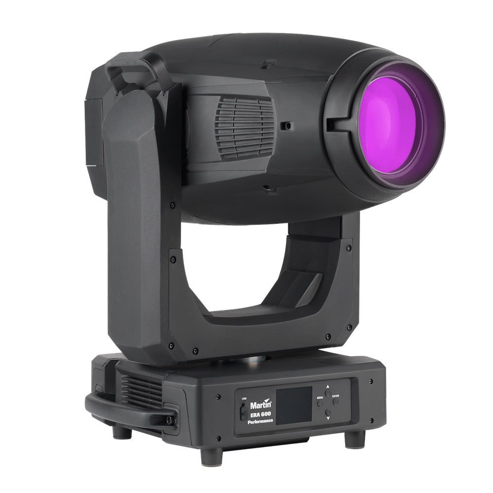 Martin ERA 600 Performance - Moving Head, Framing & CMY Color Mixing, lit pink