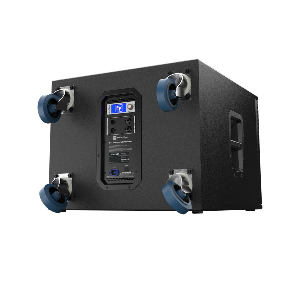 Electro-Voice ETX-15SP - Powered 15-inch Subwoofer, rear casters
