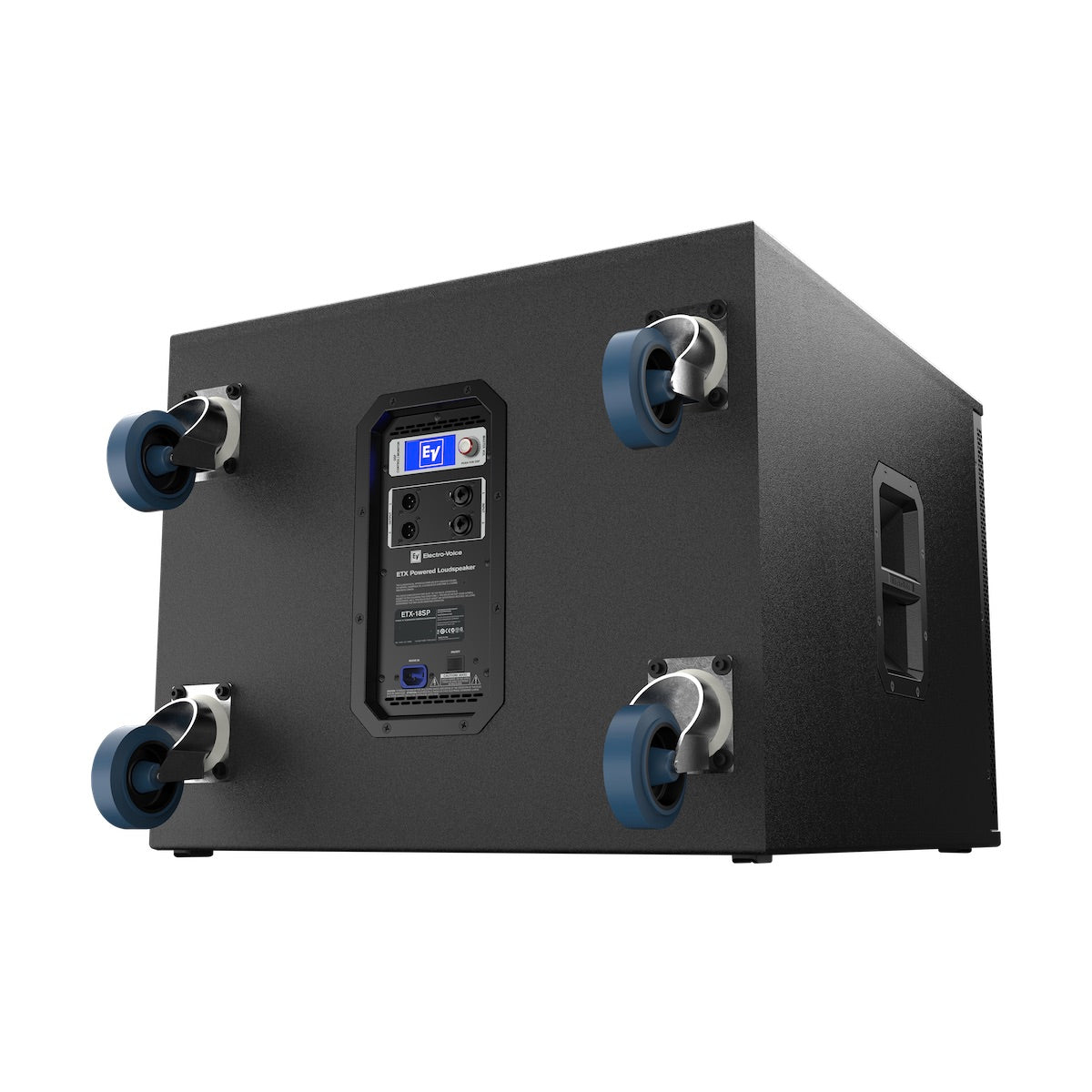 Electro-Voice ETX-18SP - Powered 18-inch Subwoofer, rear with casters
