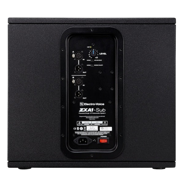 Electro-Voice ZXA1-Sub - 12-in Powered Subwoofer, rear