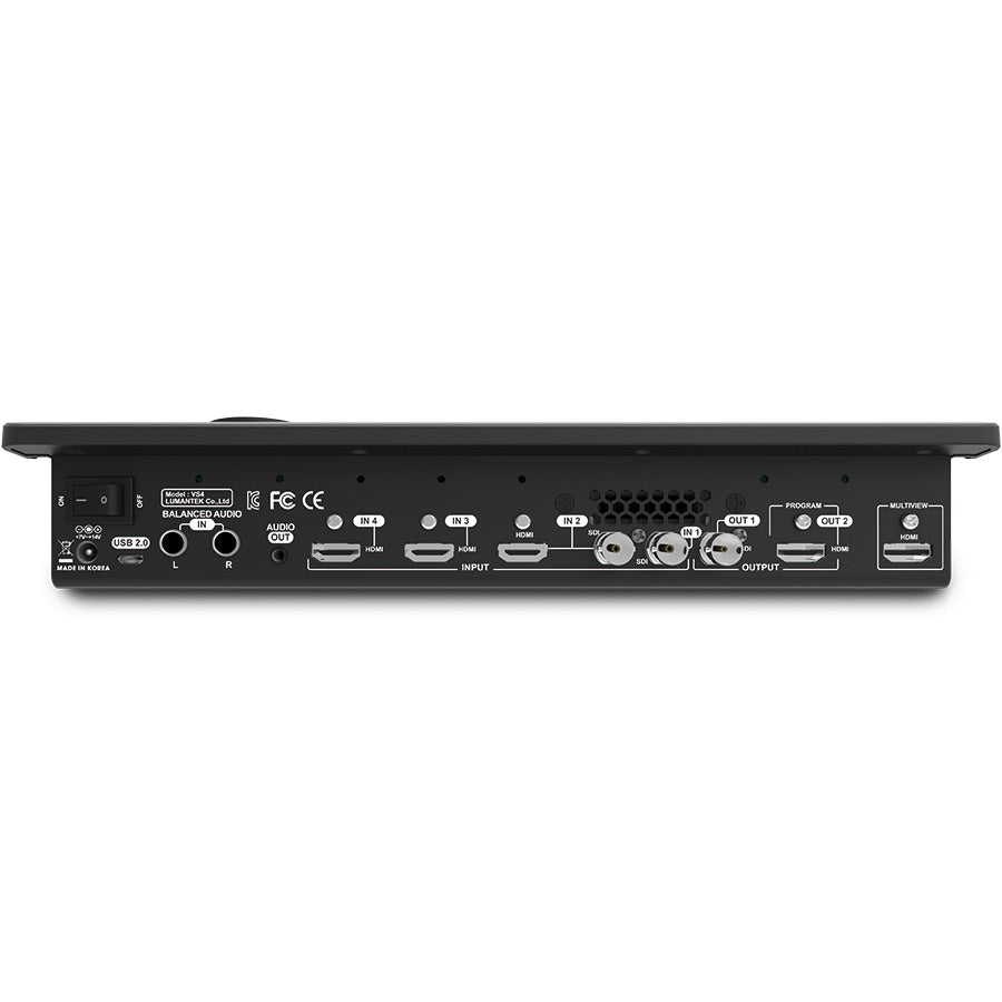 Lumantek ez-Pro VS4 4x1 Full HD Video Switcher, rear