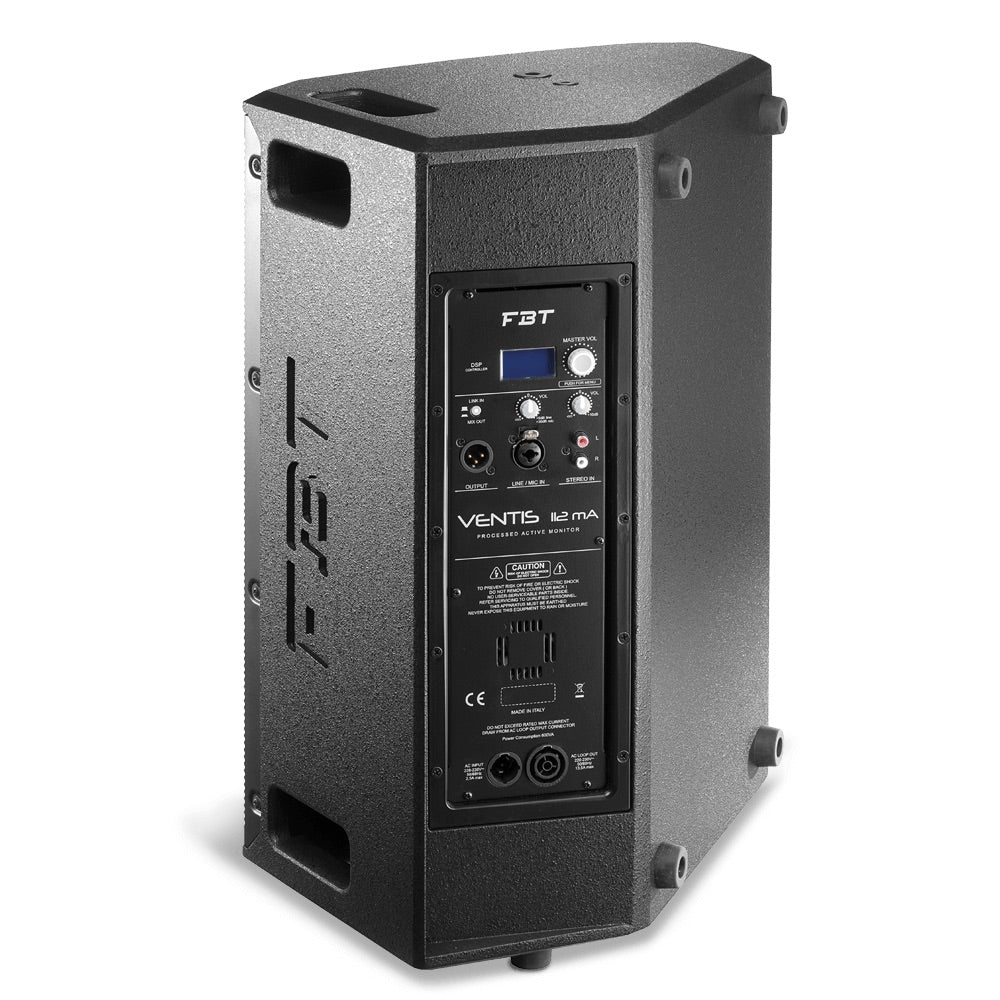 FBT Ventis 112MA - 700W+200W 2-way Processed Active Monitor, rear