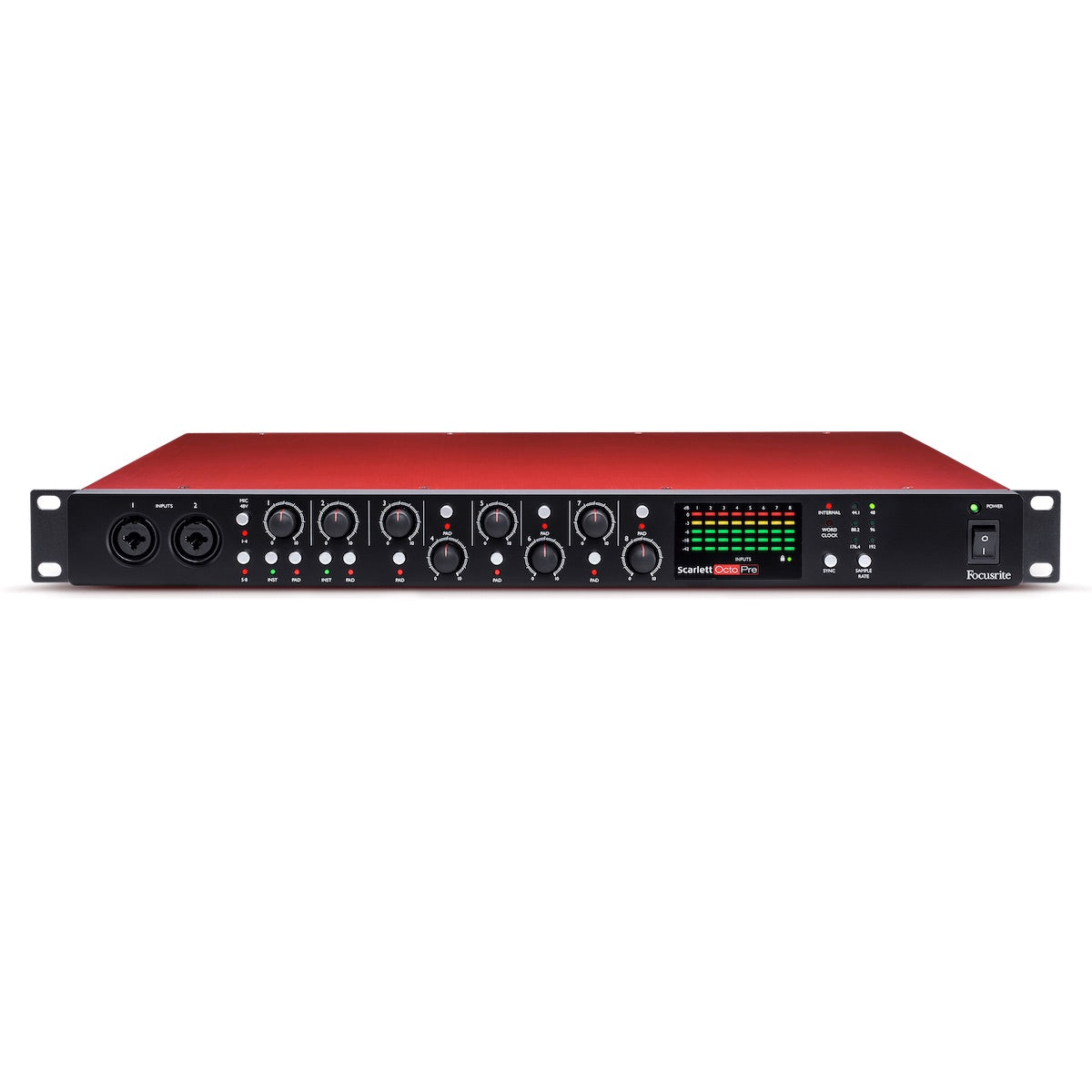 Focusrite Scarlett OctoPre - 8-channel Microphone Preamp with ADAT