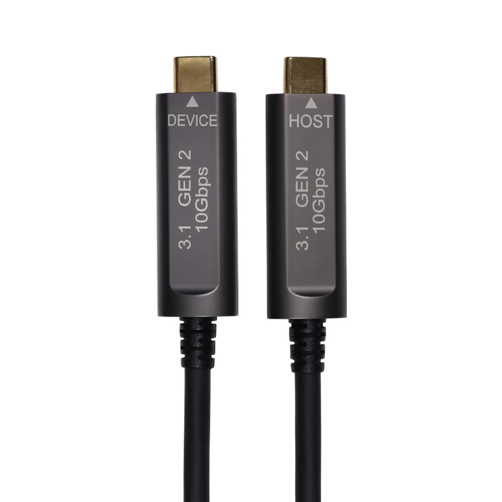 FSR 10Gbps USB-C to USB-C Optical Digital Ribbon Cable, ends