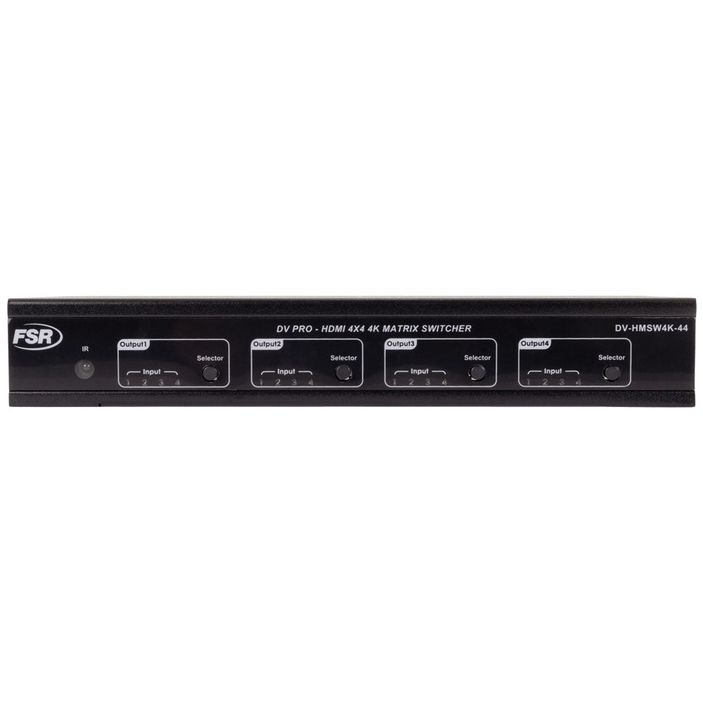 FSR DV-HMSW4K-44 - 4x4 HDMI 4K Matrix Switcher, front