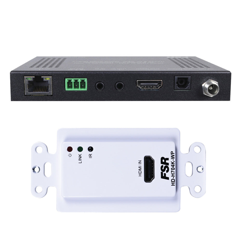 FSR HD-H704K-WP - HDBaseT 70m Wall Plate to Brick HDMI Extender Set