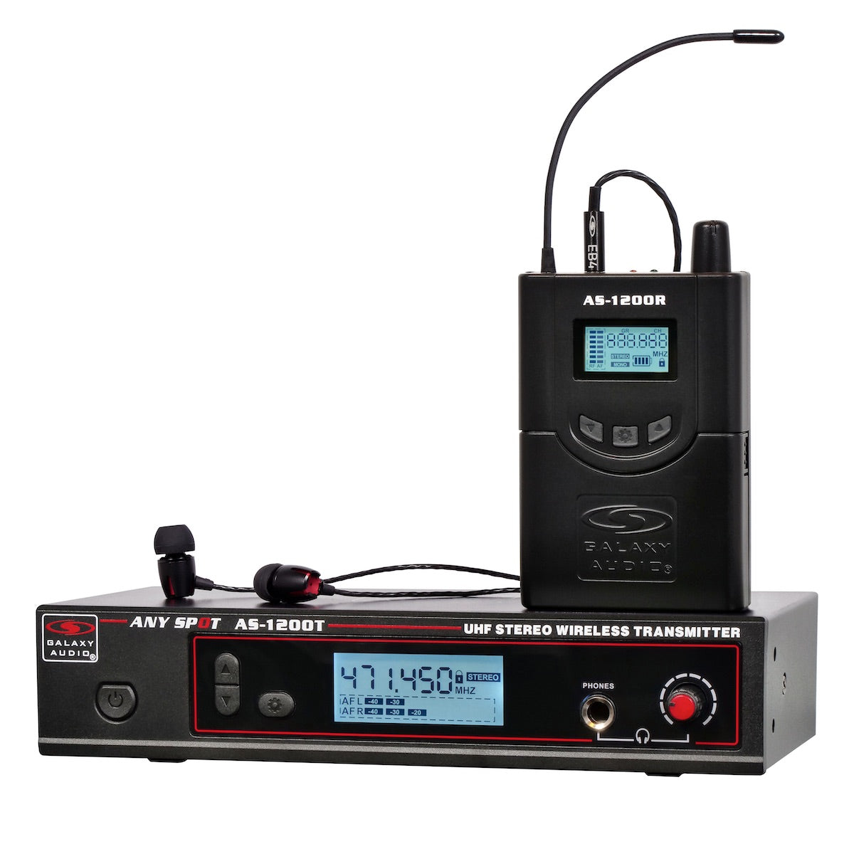 Galaxy Audio AS-1200 - Wireless In-Ear Monitor System