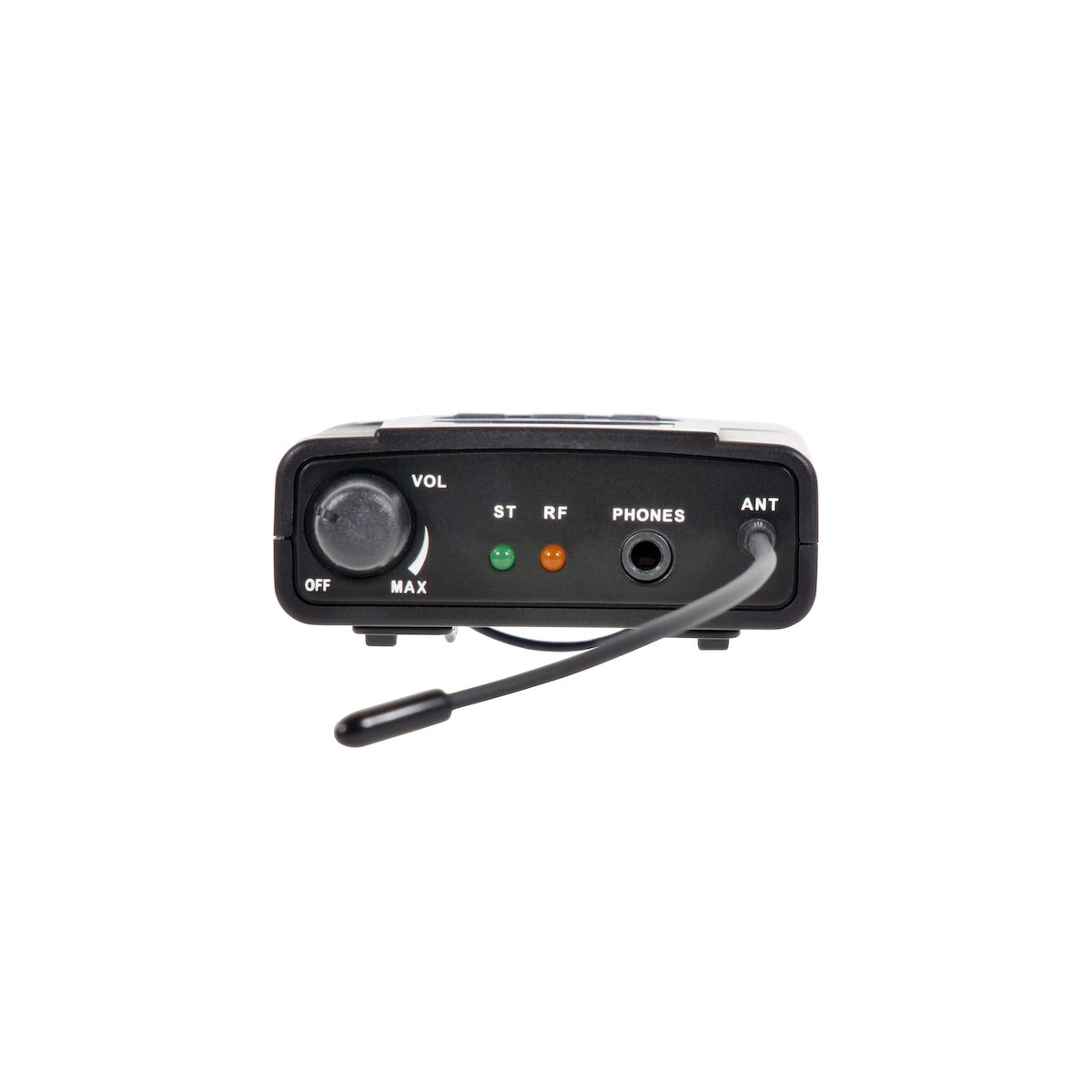 Galaxy Audio AS-1200R - Wireless Bodypack Receiver, top