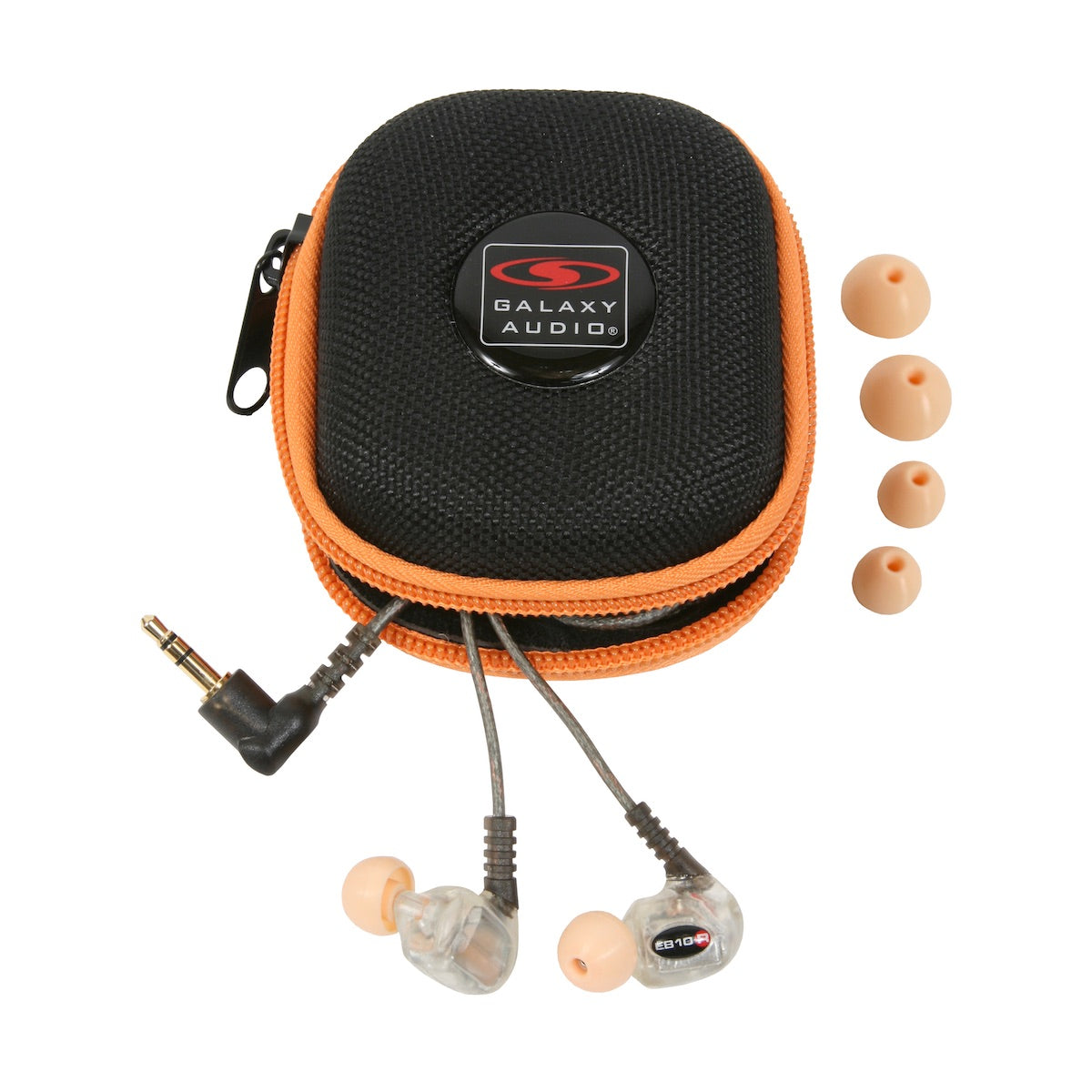 Galaxy Audio EB10 - Professional Dual Driver Earbuds with Case, closed