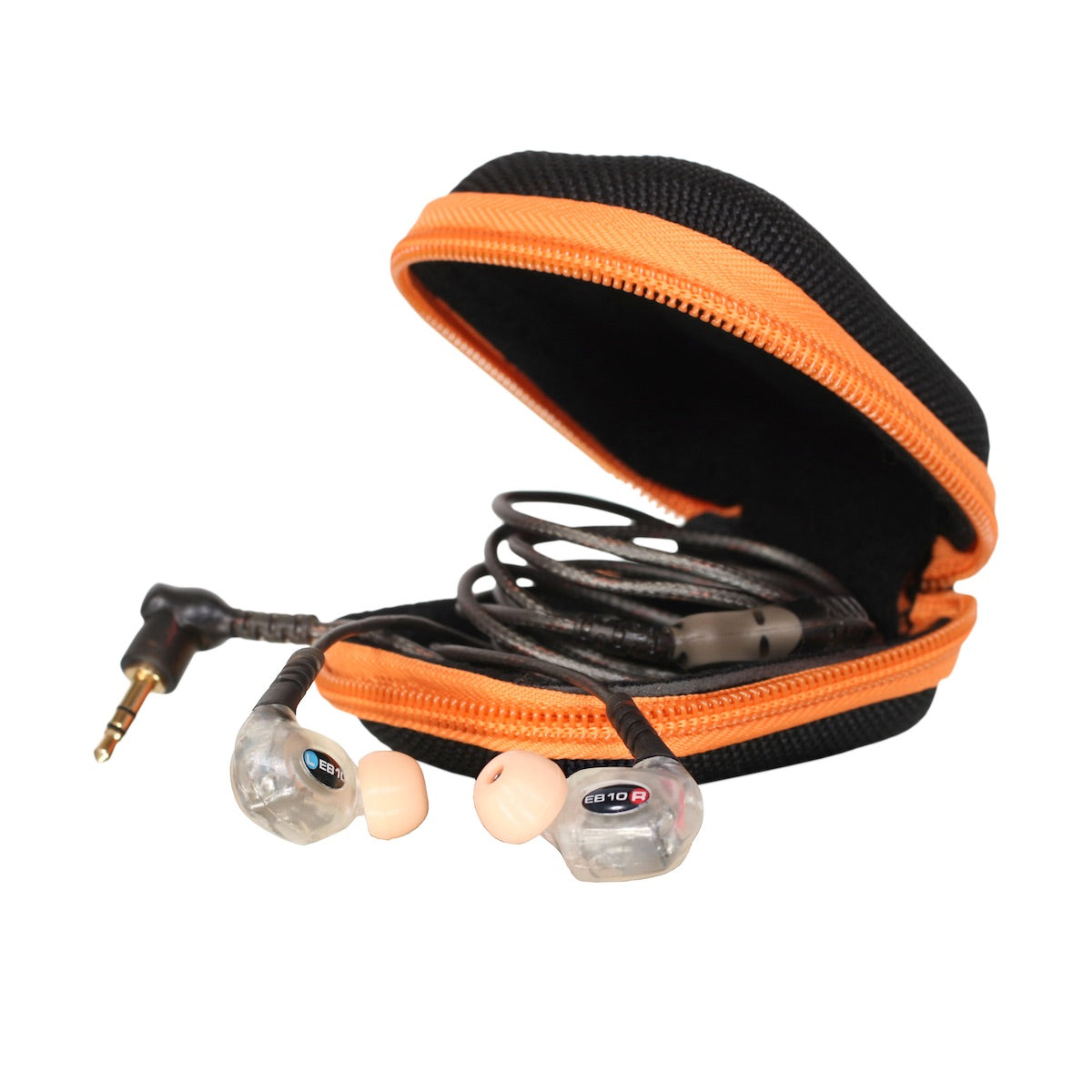 Galaxy Audio EB10 - Professional Dual Driver Earbuds with Case, open