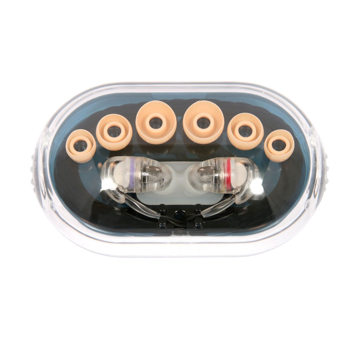 Galaxy Audio EB6 - Single Driver Earbuds with Case, closed