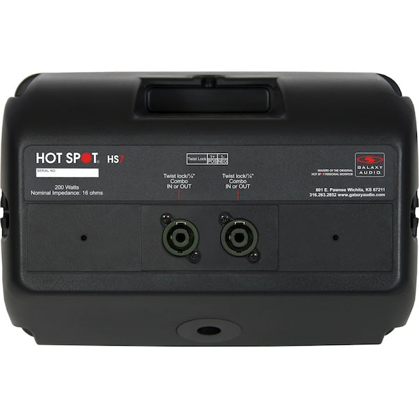 Galaxy Audio Hot Spot 7 (HS7) Personal Monitor, rear