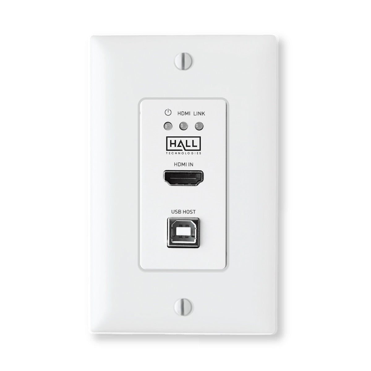 Hall Technologies DSCV1-70-TX - 1-Gang HDBaseT Wall Plate Transmitter