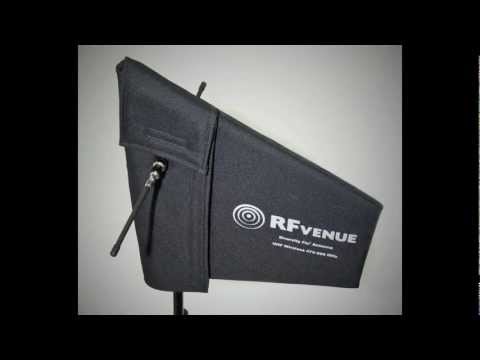 RF Venue Diversity Fin Antenna for Wireless Microphones, YouTube video