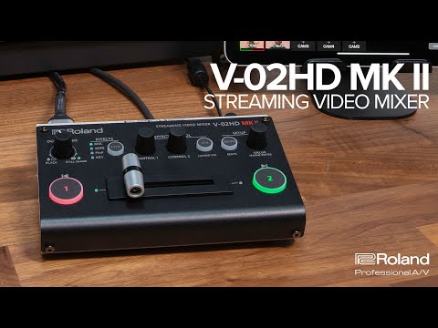Introducing the Roland V-02HD MK II Streaming Video Mixer, YouTube video