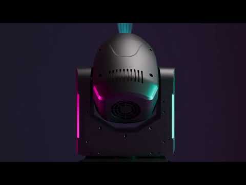 Blizzard Lighting Hype 150 - 150W LED Spot Moving Head Fixture, YouTube video
