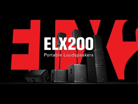 Meet Electro-Voice's ELX200 portable loudspeaker family, YouTube video