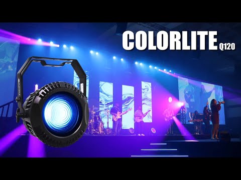 Mega-Lite Colorlite Q120 - IP65 LED Wash Light, video clip