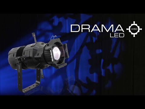 Mega-Lite Drama LED W50 - Compact LED Ellipsoidal Fixture, YouTube video