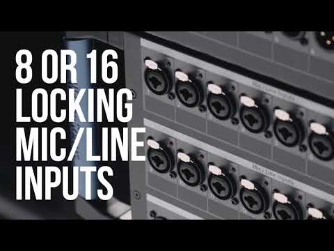 PreSonus NSB 16.8 - 16-input 8-output AVB Stagebox, video clip
