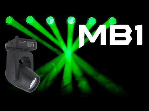 Mega-Lite M-Series MB1 - LED Moving Head Beam Light, YouTube video