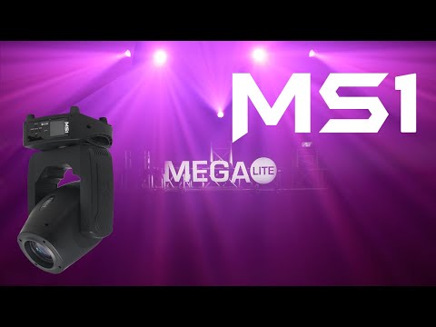 Mega-Lite M-Series MS1 - LED Moving Head Spot Light, YouTube video