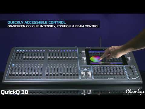 QuickQ 30 by ChamSys - Lighting Control Console, YouTube video