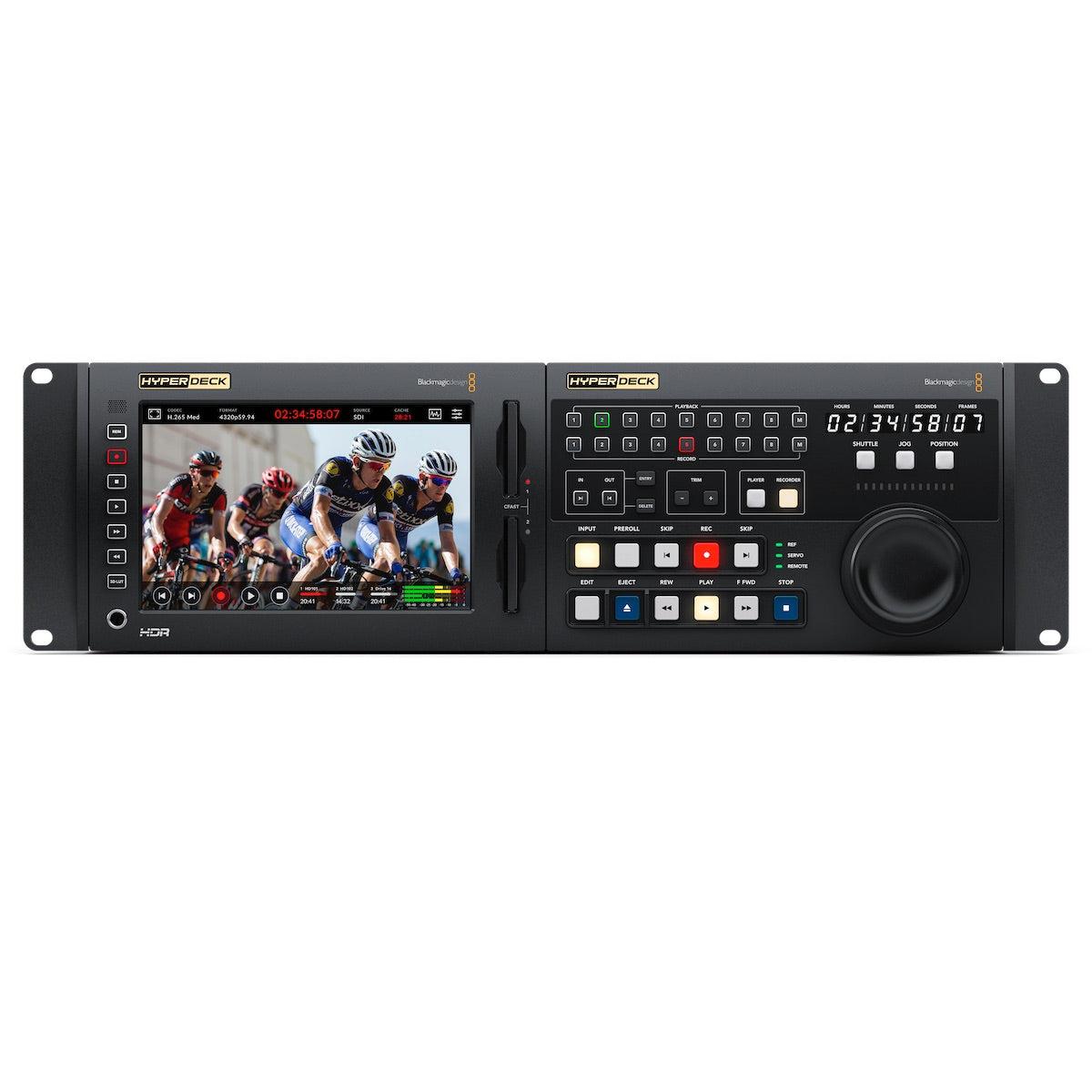 Blackmagic HyperDeck Extreme 8K HDR, front pair