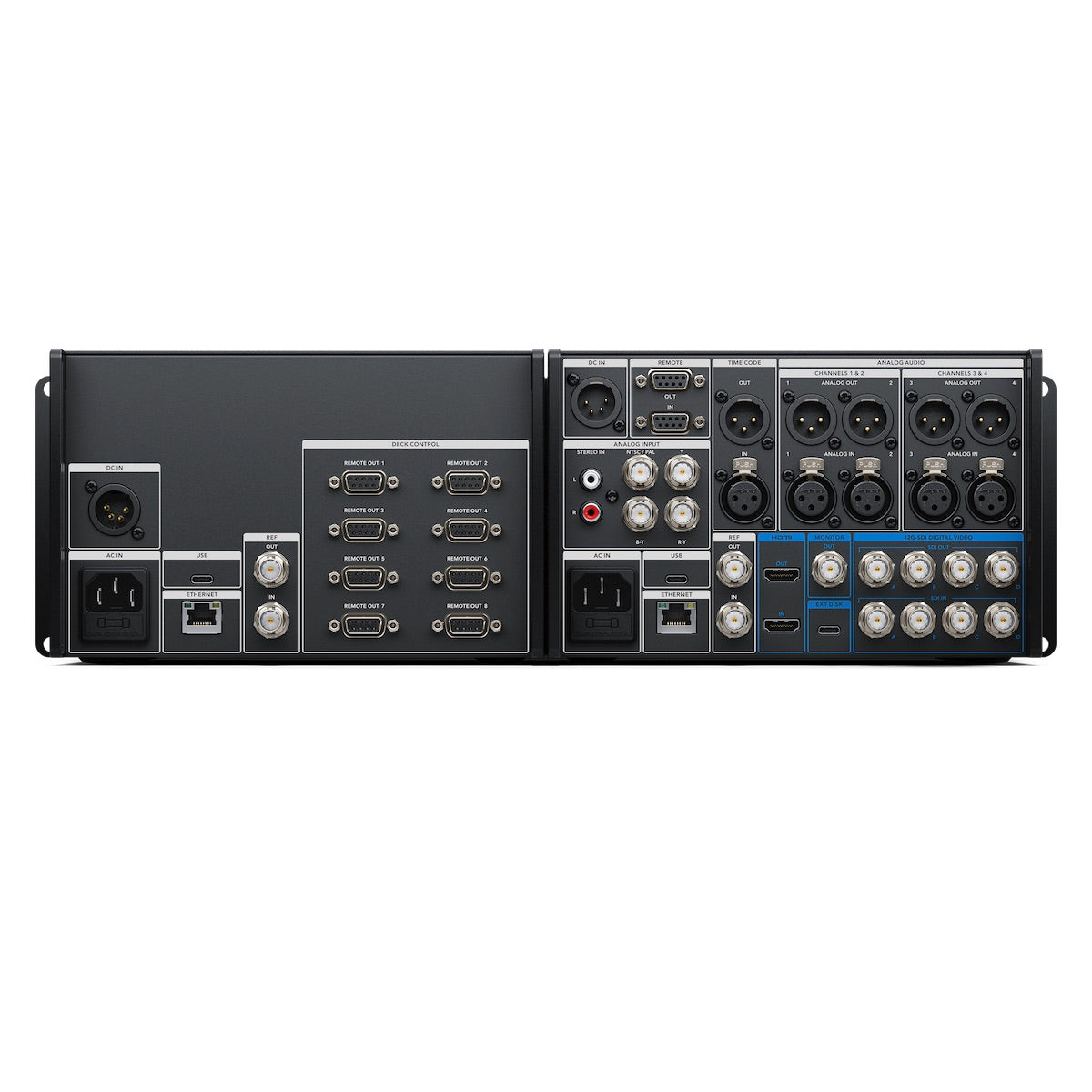 Blackmagic HyperDeck Extreme 8K HDR, rear pair