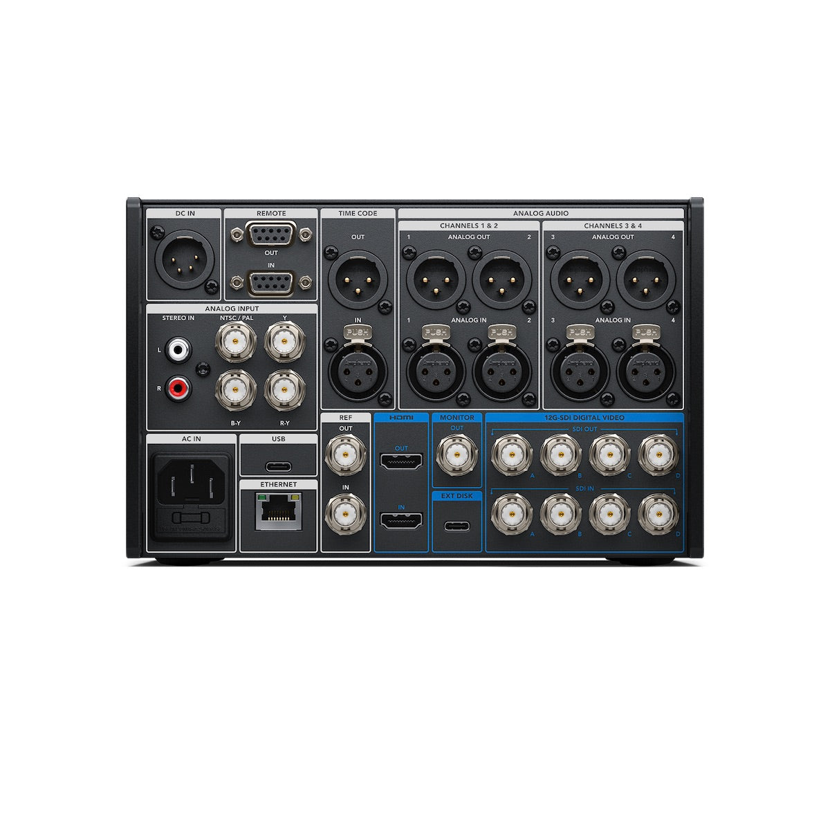 Blackmagic HyperDeck Extreme 8K HDR, rear