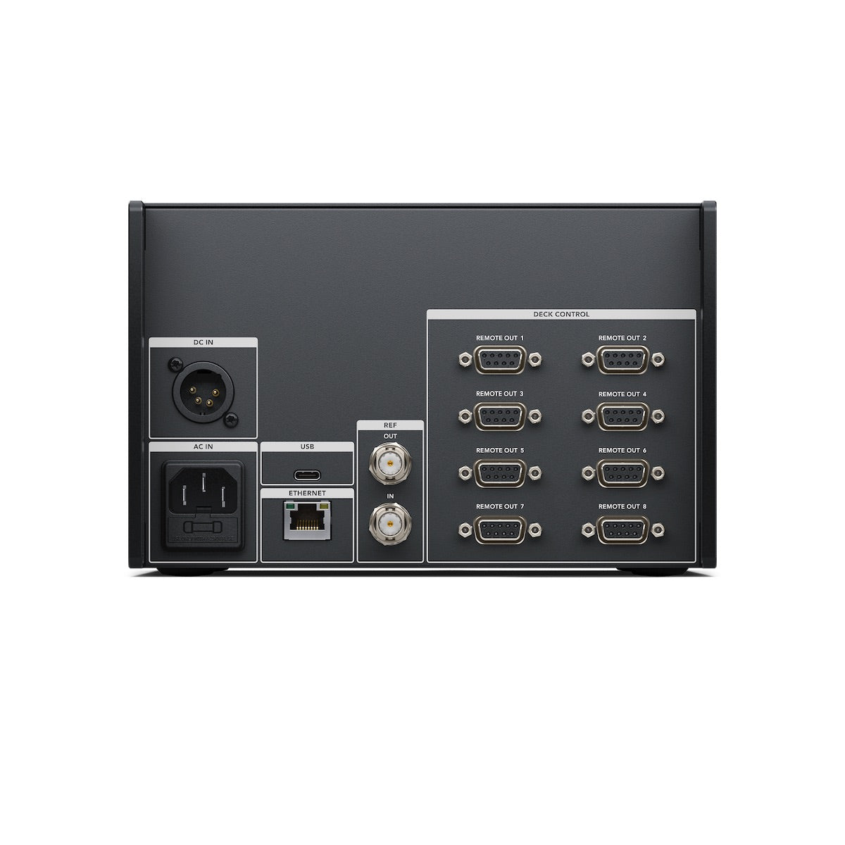 Blackmagic HyperDeck Extreme Control, rear