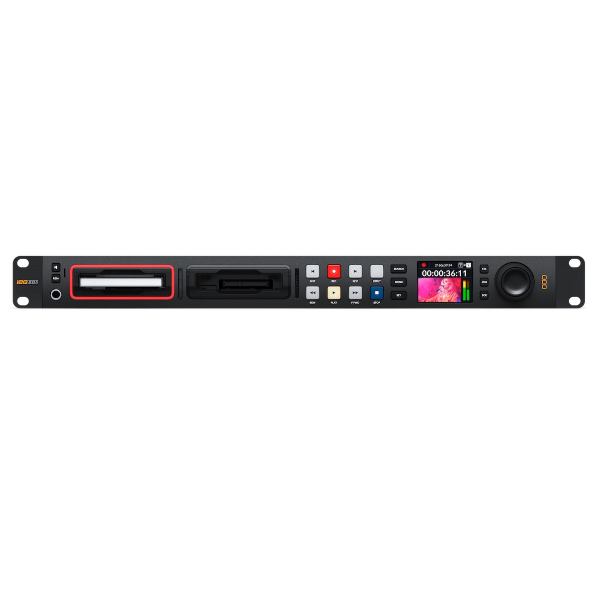 Blackmagic HyperDeck Studio 4K Pro, front