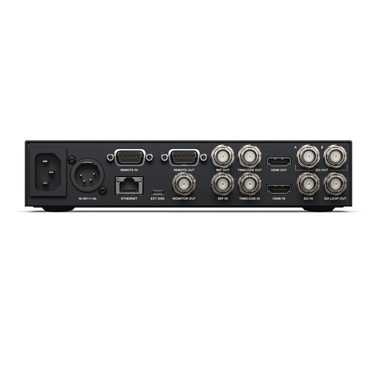 Blackmagic HyperDeck Studio HD Plus, rear