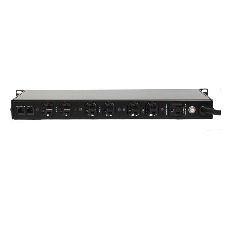 Juice Goose iP 1520 - 20A Rack Mount Web Based Power Controller, rear