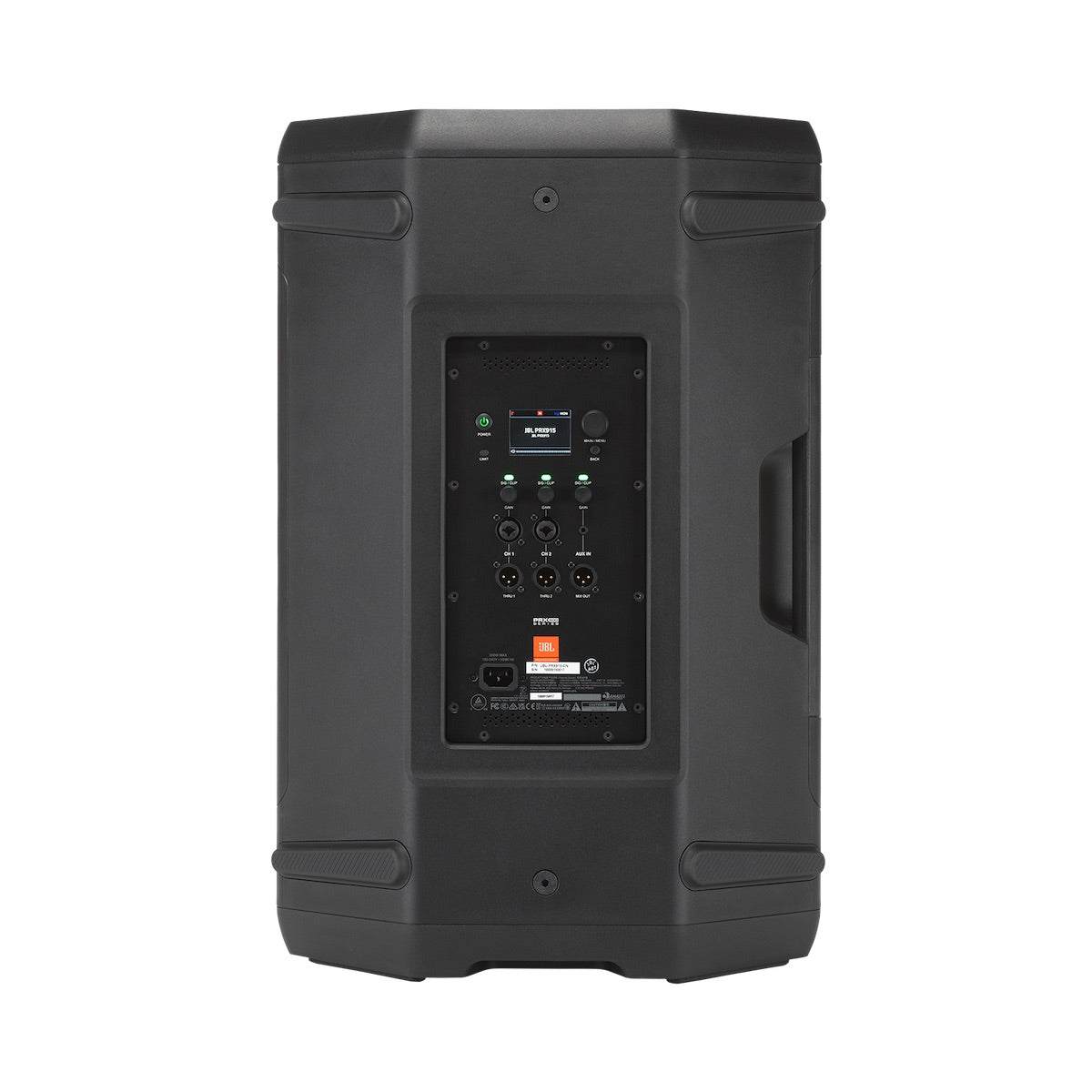 JBL PRX915 - Portable 15-inch Two-Way Powered Loudspeaker, rear