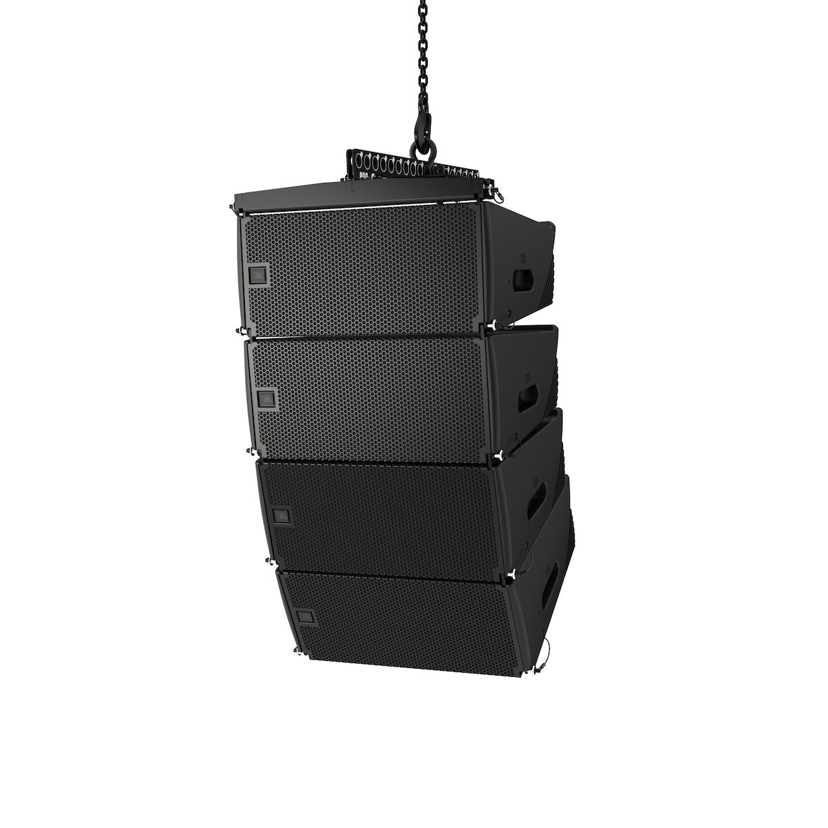 JBL SRX906LA - Dual 6.5-inch Powered Line Array Loudspeaker, 4 speaker flown configuration