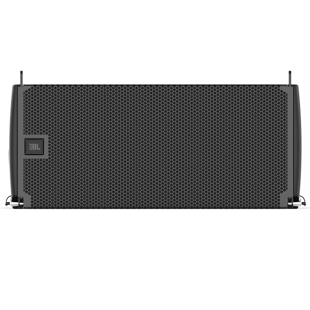 The JBL SRX910LA - Dual 10-inch Powered Line Array Loudspeaker, front