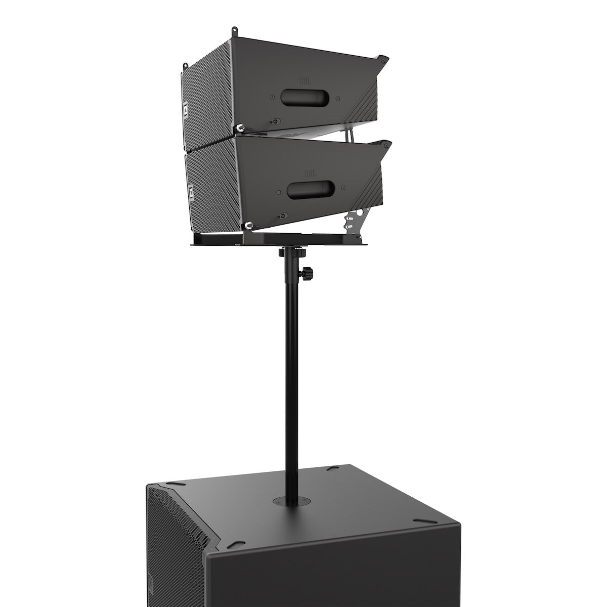 JBL SRX918S - Single 18-inch Powered Subwoofer, 2 speaker 1 sub pole mount configuration