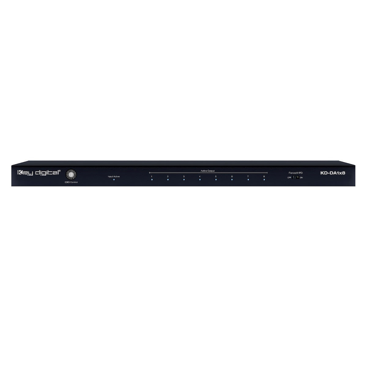 Key Digital KD-DA1x8 - 1x8 4K/18G HDMI Distribution Amplifier, front