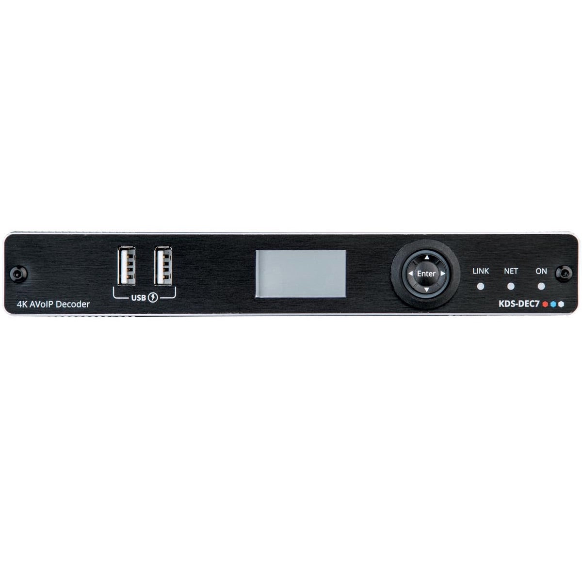 Kramer KDS-DEC7 - AVoIP Decoder for Streaming 4K60 over 1G Networks, front