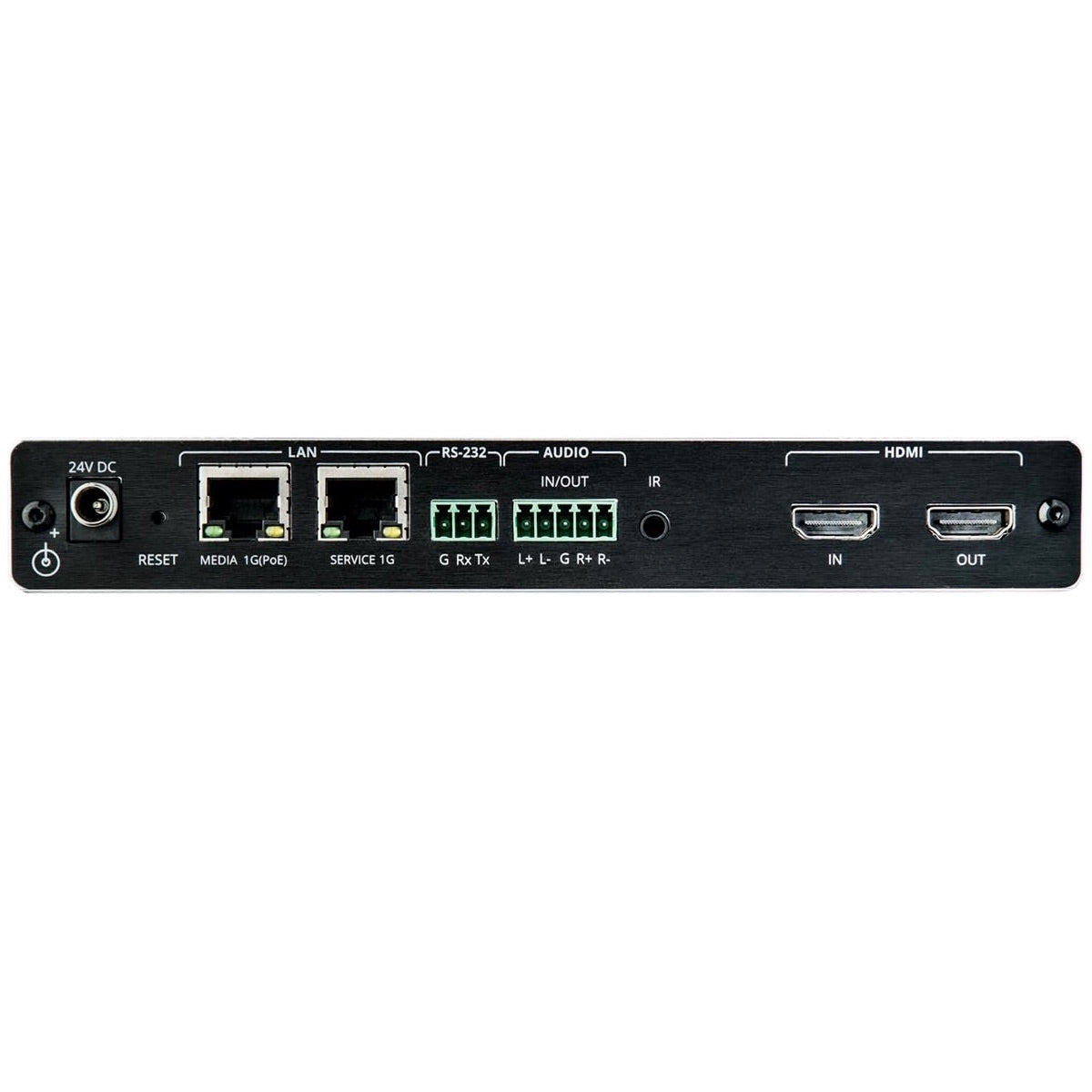 Kramer KDS-EN7 - AVoIP Encoder for Streaming 4K60 over 1G Networks, rear