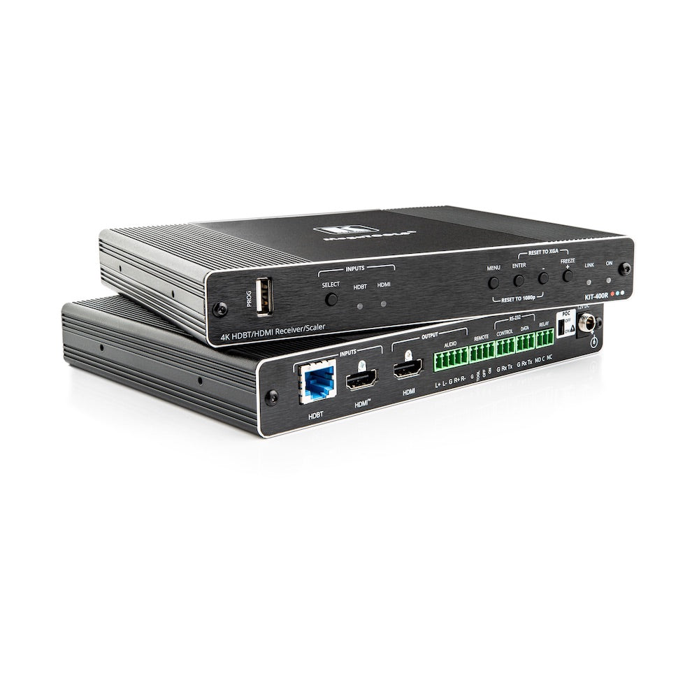 Kramer KIT-400 - Receiver, front and rear views