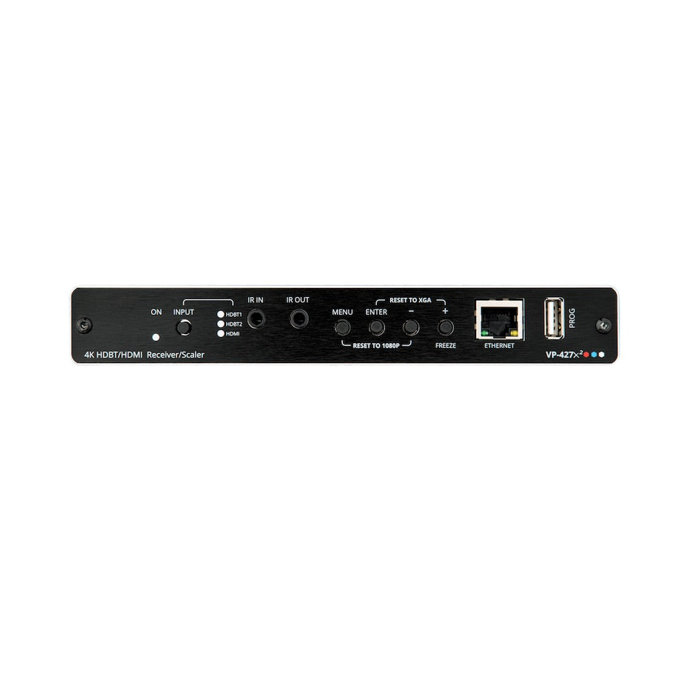 Kramer VP-427X2 - 4K HDR HDBT Receiver/Scaler Tool, front